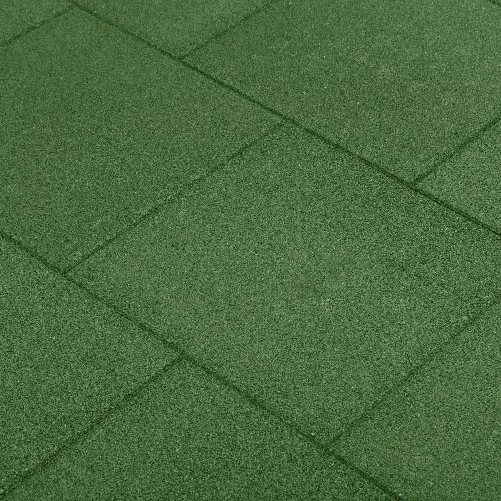 Valtegels 12 st 50x50x3 cm rubber groen (1)