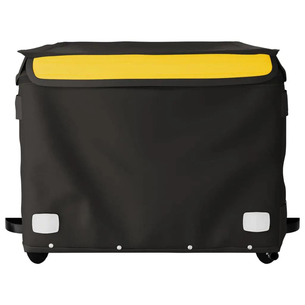 Fietskar 45 kg ijzer zwart en geel (6)