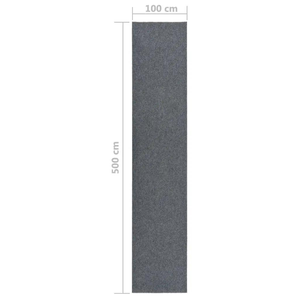 Droogloopmat 100x500 cm grijs (6)