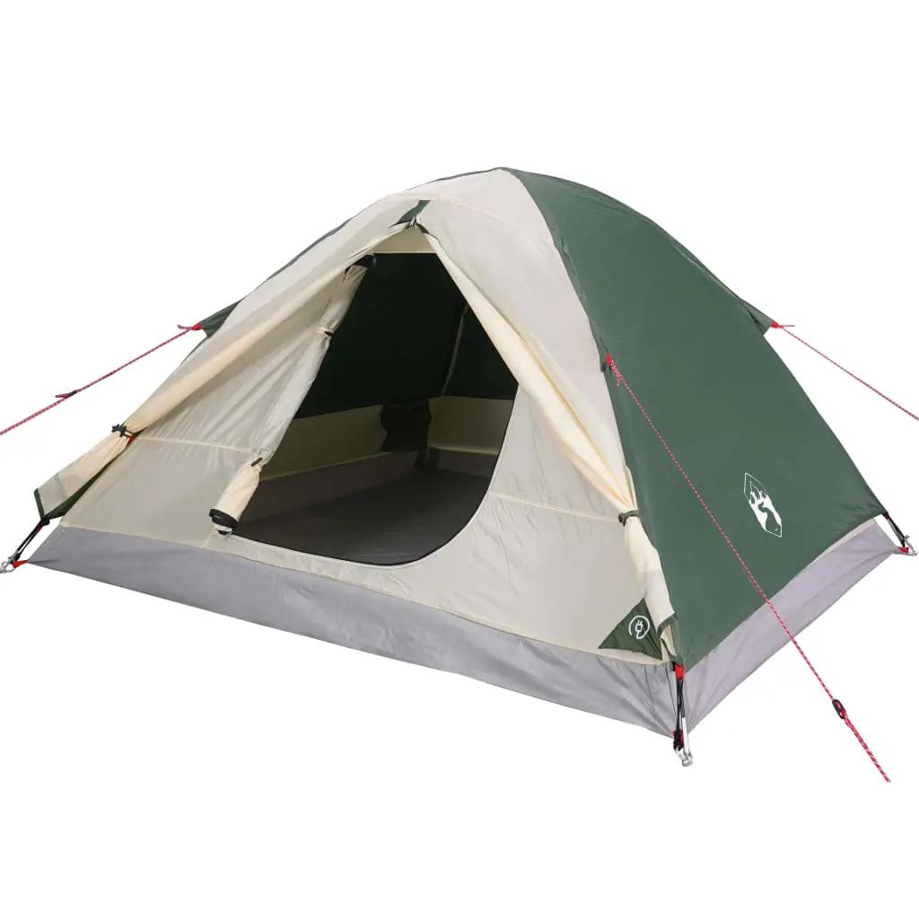 Tent 3-persoons waterdicht groen (4)