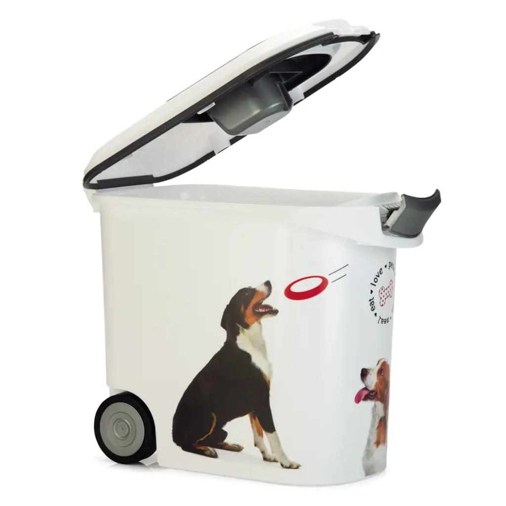 Curver Voedselcontainer hond met wielen 35 L (3)