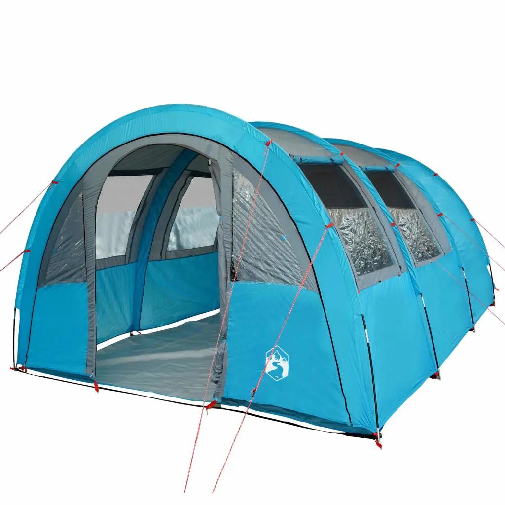 Tent 4-persoons waterdicht blauw (5)