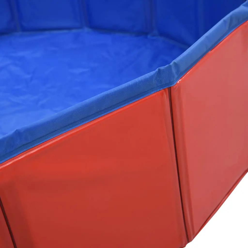 Hondenzwembad inklapbaar 80x20 cm PVC rood (6)