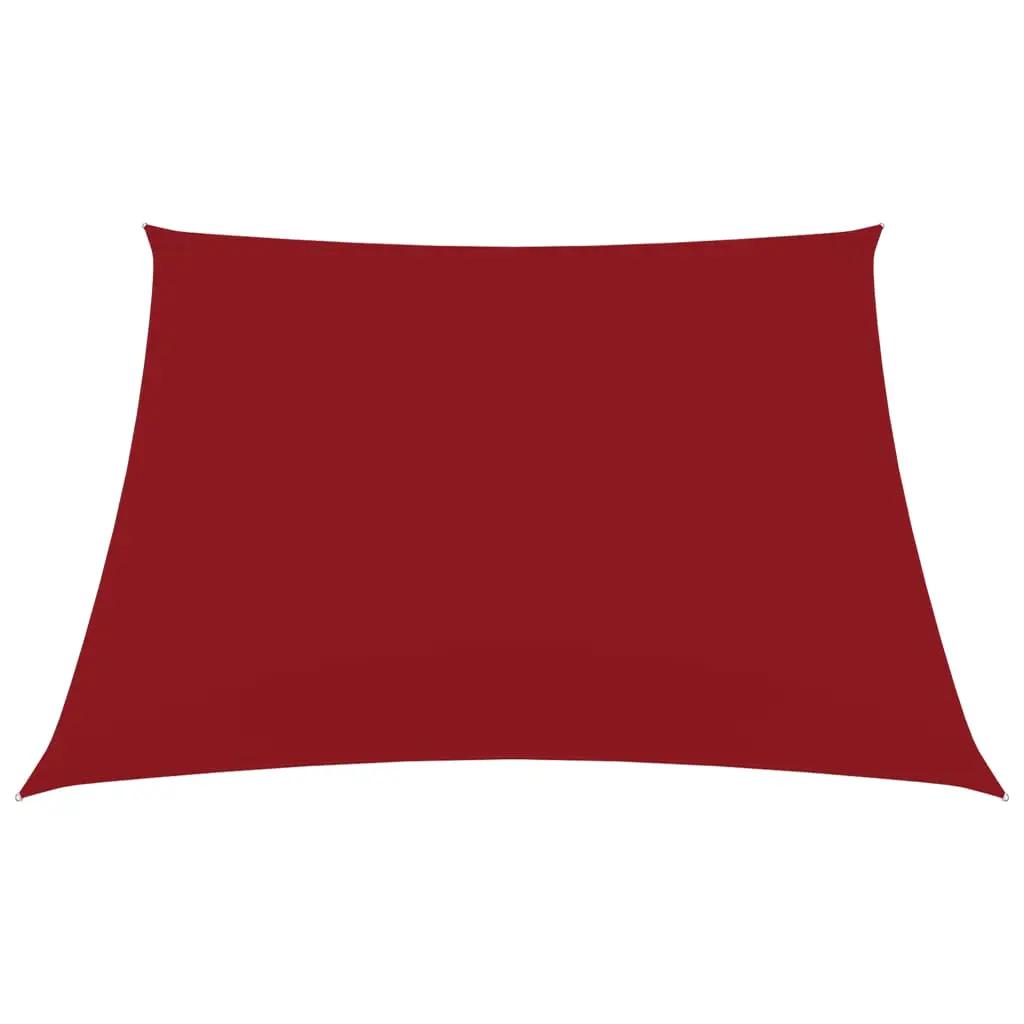 Zonnescherm vierkant 2x2 m oxford stof rood (2)