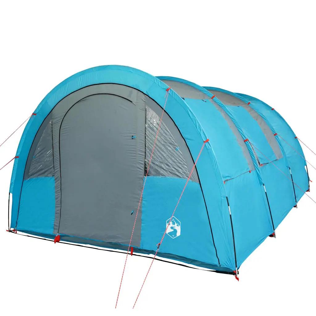 Tent 4-persoons waterdicht blauw (4)