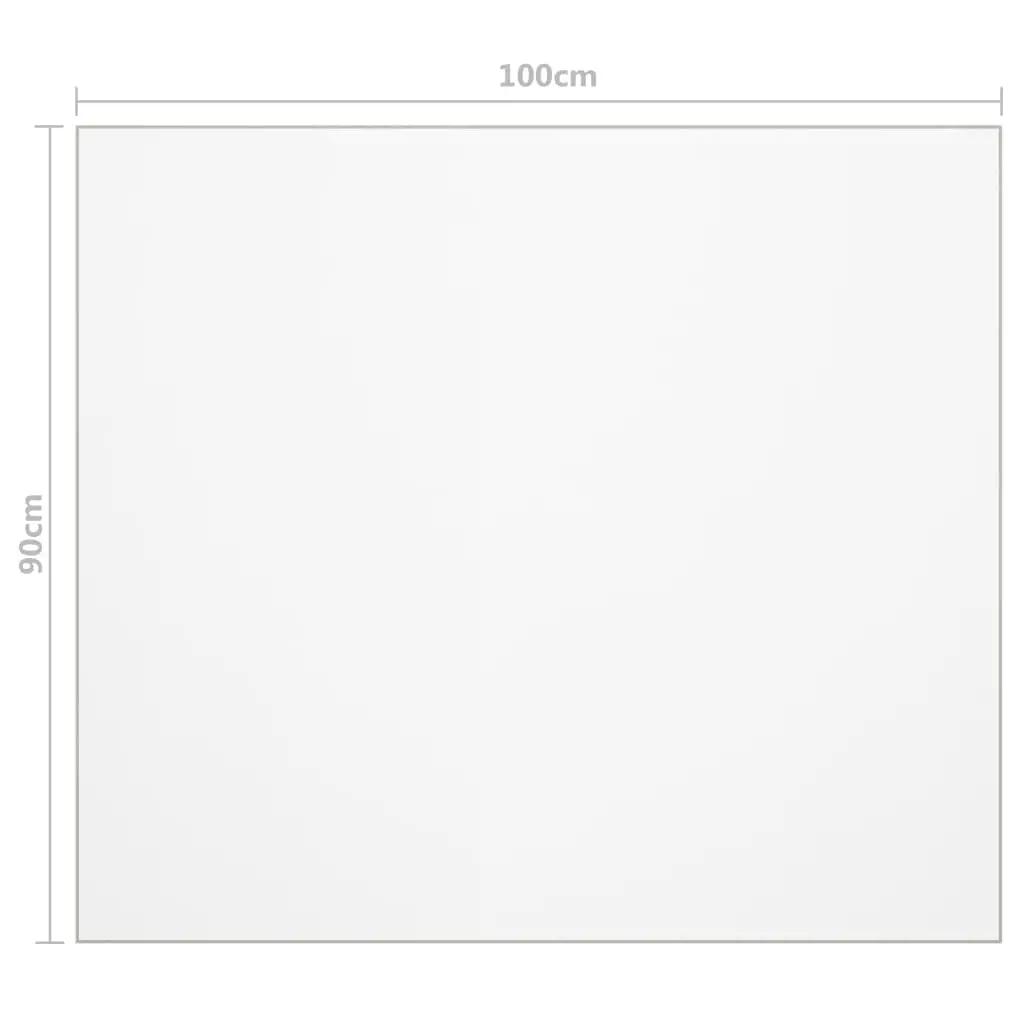 Tafelbeschermer 100x90 cm 1,6 mm PVC mat (6)