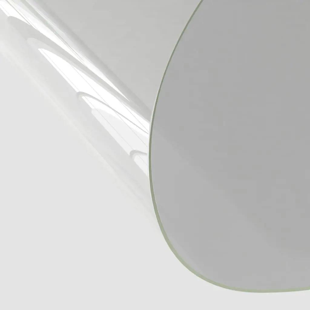 Tafelbeschermer Ø90 cm 2 mm PVC transparant (3)