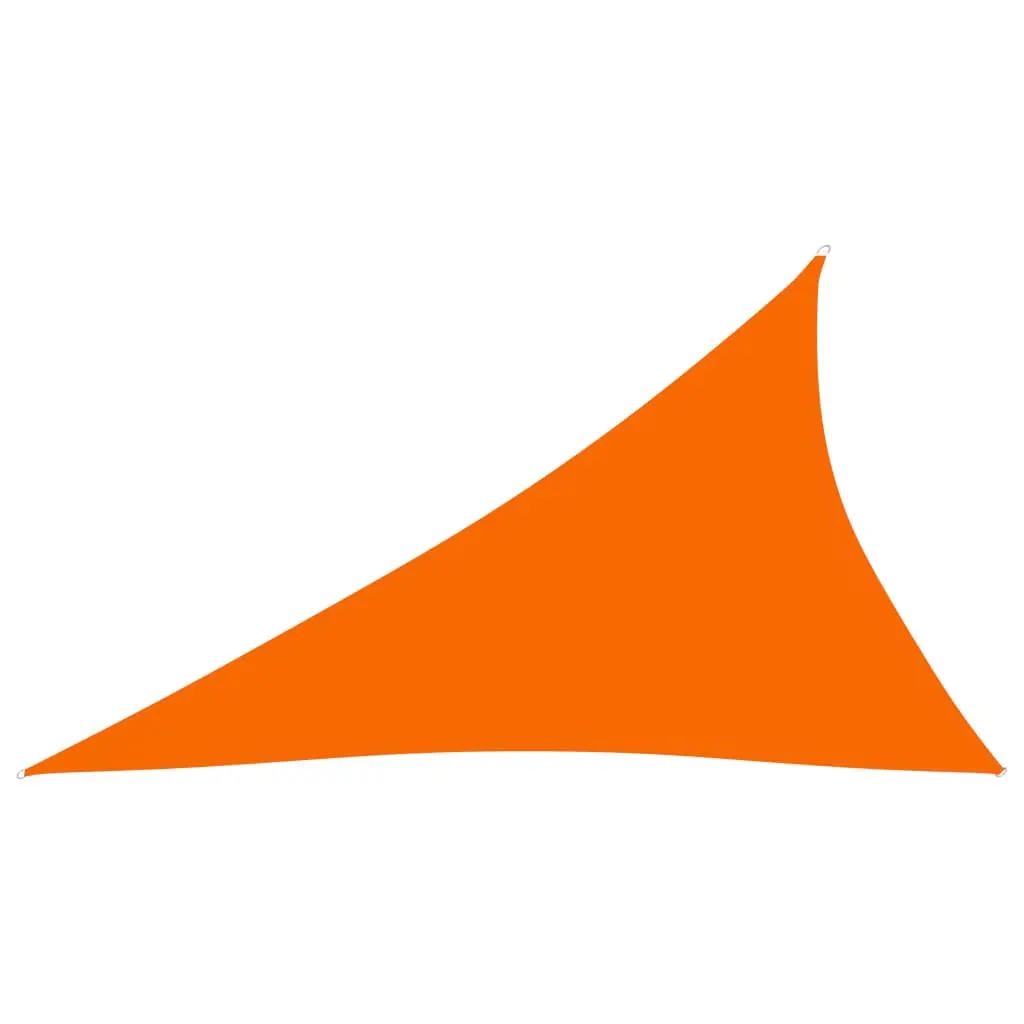 Zonnescherm driehoekig 3x4x5 m oxford stof oranje (1)