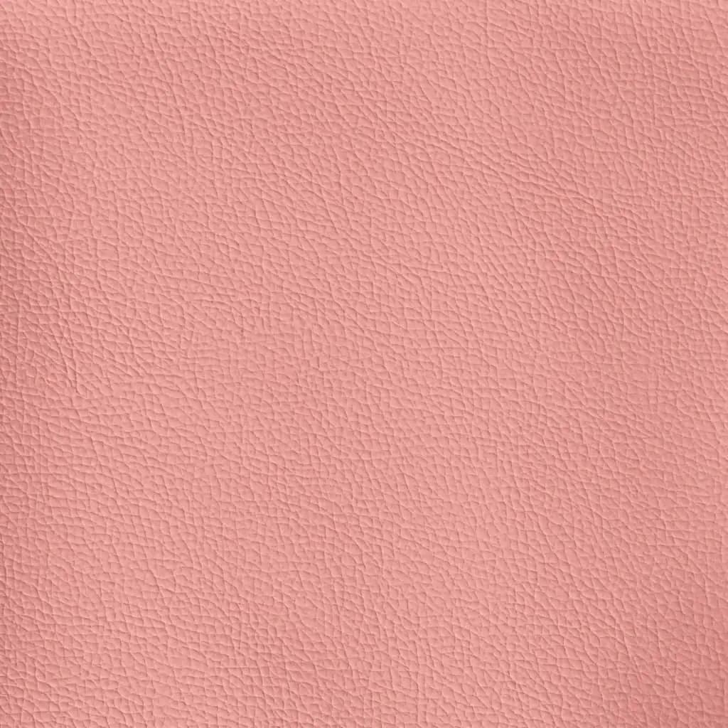 Kantoorstoel verstelbaar kunstleer roze (10)