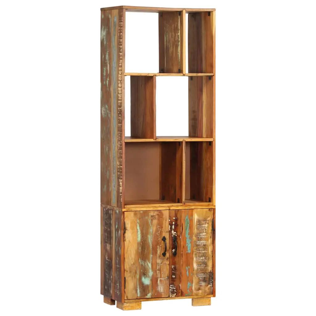 Boekenkast 60x35x180 cm massief gerecycled hout (10)