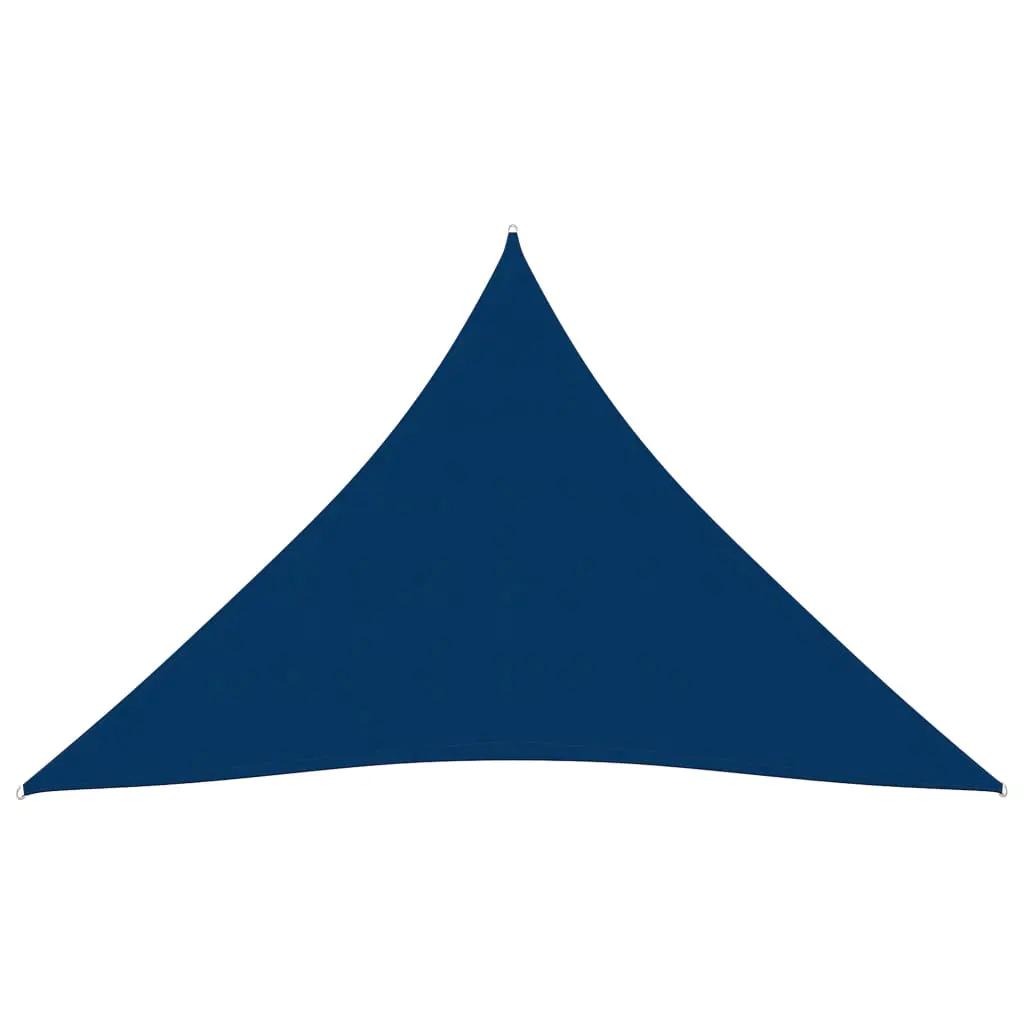 Zonnescherm driehoekig 4,5x4,5x4,5 m oxford stof blauw (2)
