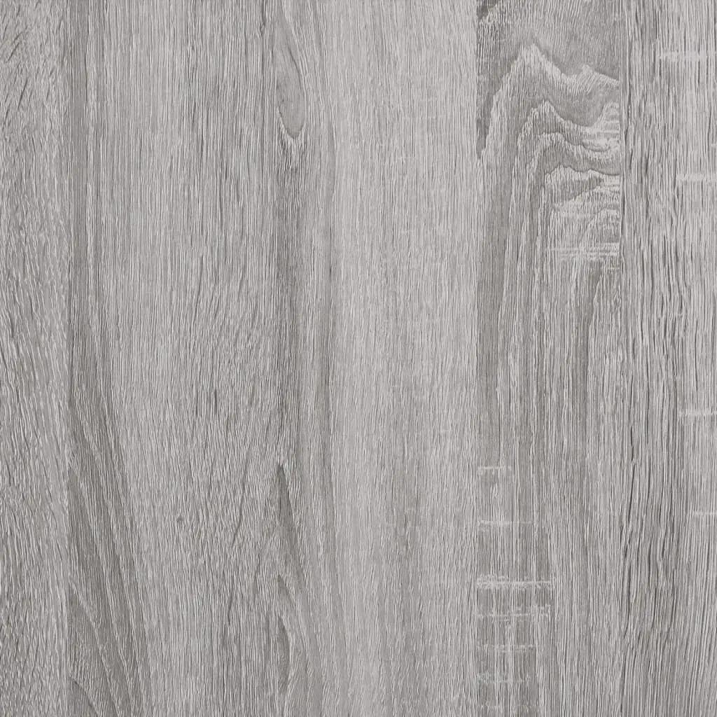Wandtafel 101x30,5x75 cm bewerkt hout grijs sonoma eikenkleurig (8)