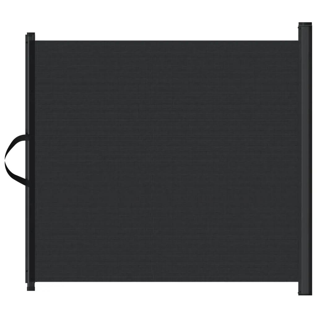 Huisdierenhek uittrekbaar 82,5x125 cm zwart (2)