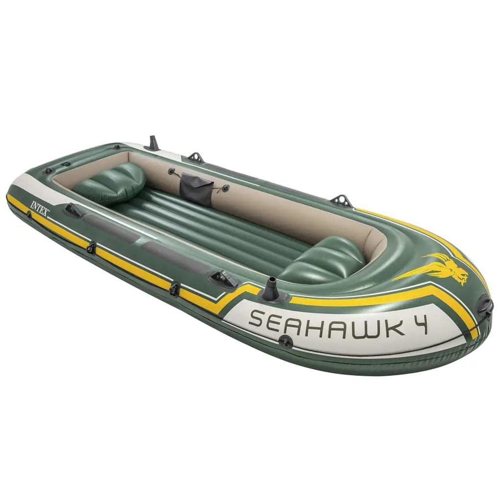 Intex Opblaasbootset Seahawk 4 met trolling motor en beugel (3)